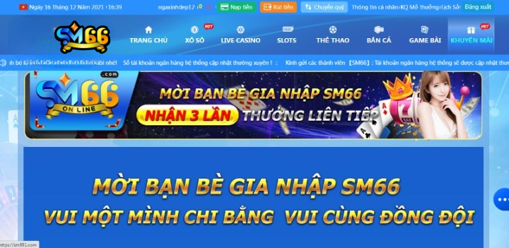 Khái quát đôi nét thông tin về nhà cái SM66
