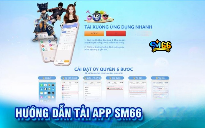Hướng dẫn tải app Sm66 trên hệ điều hành IOS